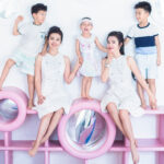 Li Bingbing Instagram – Rainy day has never be a problem for me and my nephews!😜🍭🥁🎡🎈
