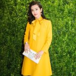 Li Bingbing Instagram – 💛Spring Color 💚 What is your favorite spring color? 😜#spring #springtime #springfashion