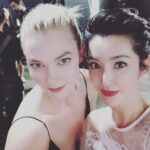 Li Bingbing Instagram – I had so much fun with this girl today!! 😉@karliekloss
