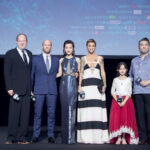 Li Bingbing Instagram – The Meg premiere in Beijing Water Cube. 💧💧💦 Thank you all for coming and hope you had a great time in Beijing! @megmovie @jasonstatham @rubyrose #themeg #watercube #beijing