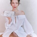 Li Bingbing Instagram – Minimal but unlimited. 
@maisonvalentino @wmagchina 
#UnboxingValentino