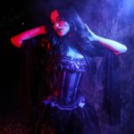 Liana Ramirez Instagram - 🩸craving a late night bite🩸 📸: @dylanlujano #halloween