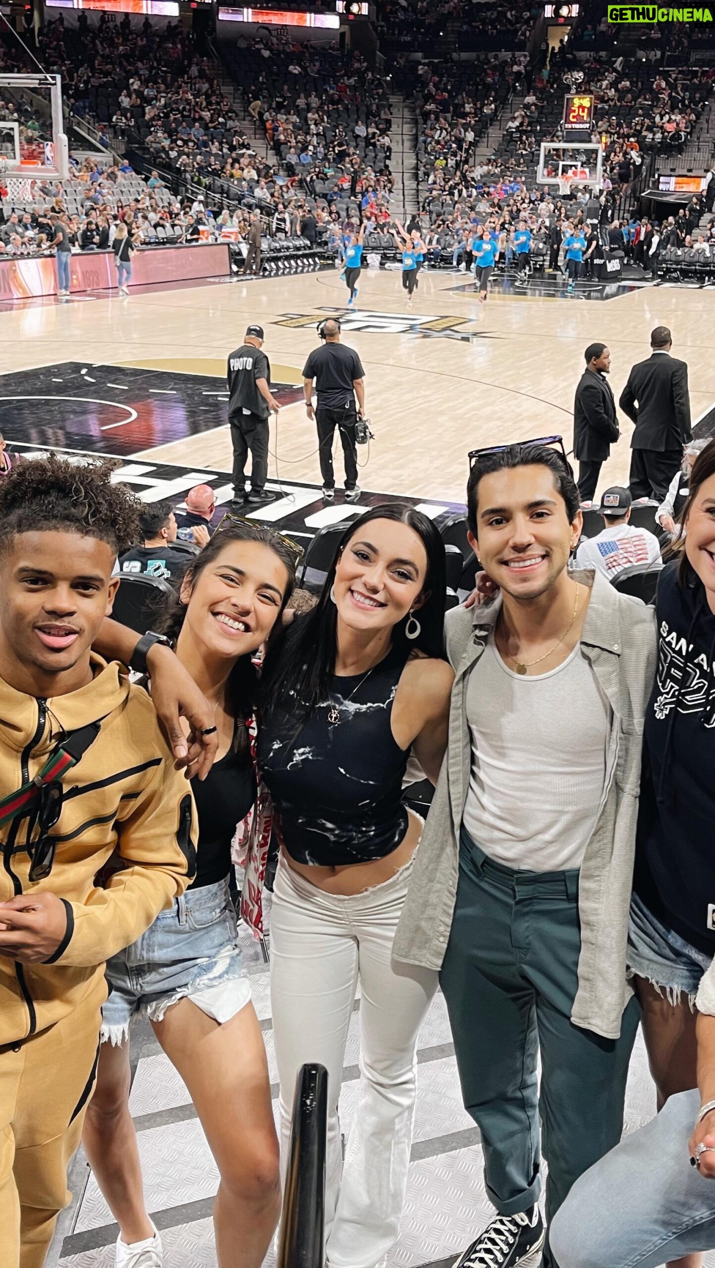 Liana Ramirez Instagram - thank you for having us @spurs