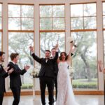 Liana Ramirez Instagram - 04.06.23. WE ARE MARRIED!!!!! photographer: @frannypullenphotography • • • wedding planner: @wolferandco / @thejamiewolfer florals: @fiftyflowers suits: @generationtux dresses: @sherrihill DJ: @atlastentertaintment venue: @canyonwoodridge Videographer: @justinruizmedia cake: @raynedesserts hair & makeup: @sammiezavala @heyhaleybray @makeupartistveronica champagne flutes: @elenahonch food: @tuscanoitalian staffing: @ambianceeventstaffing rentals: @premiereeventstx