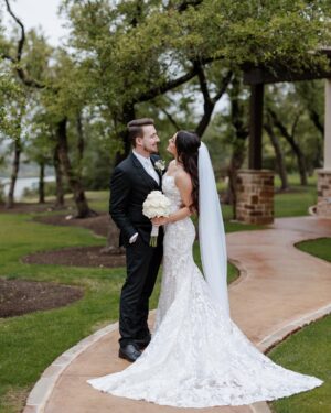Liana Ramirez Instagram - 04.06.23. 

WE ARE MARRIED!!!!! 

photographer: @frannypullenphotography 

•
•
•

wedding planner: @wolferandco / @thejamiewolfer 
florals: @fiftyflowers 
suits: @generationtux 
dresses: @sherrihill 
DJ: @atlastentertaintment 
venue: @canyonwoodridge 
Videographer: @justinruizmedia 
cake: @raynedesserts 
hair & makeup: @sammiezavala @heyhaleybray @makeupartistveronica 
champagne flutes: @elenahonch 
food: @tuscanoitalian 
staffing: @ambianceeventstaffing 
rentals: @premiereeventstx