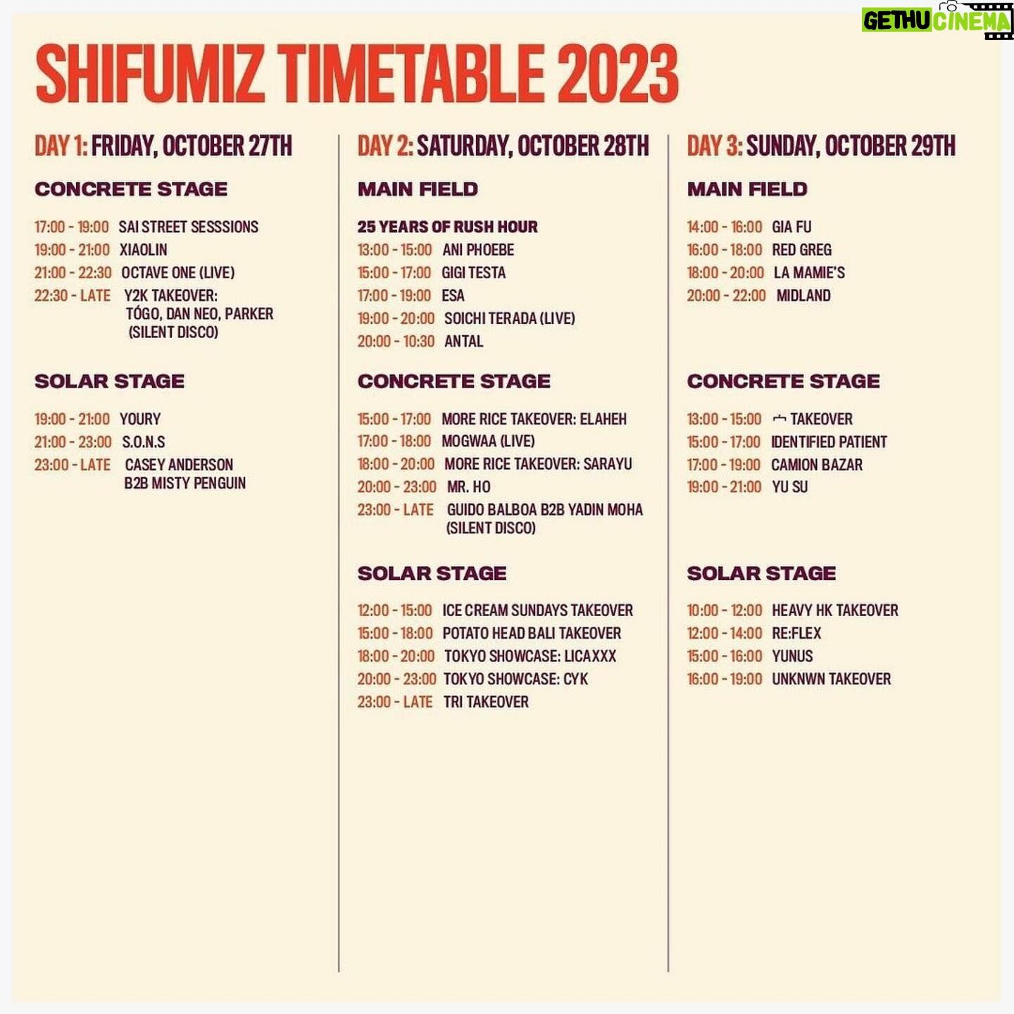 Licaxxx - 403 Likes - This weekend @shifumiz Hong Kong🇭🇰❤️
コロナ禍を経て3年越しの開催!!2018年のShi Fu Mizに遊びに行ったことがあります。香港からフェリーで1時間ぐらいいったとこの島🏝️ そっからだいぶパワーアップしていてどうなるのか楽しみ。そしてCYKと一緒で嬉しい🥹寺田さんもいる🫶