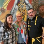 Lidia Bastianich Instagram - Behind the scenes filming my next special Lidia Celebrates America: Changemakers. insect tasting table with Chad and Claire Simons of 3 Cricketeers. #TuttiaTavolaaMangiare #LidiasRecipes #LidiasItaly #LidiasKitchen #LidiaBastianich #ItalianFood #25YearsofLidia #LidiasClassics