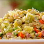 Lidia Bastianich Instagram - Lentil Country Salad - Lentils are delicious in soup, pasta and I love making salads with them. This simple salad is easy, nutritious - and economical! I especially love this salad in the summer when grilling or on a picnic. Buon Gusto! Video and recipe link in my bio. #TuttiaTavolaaMangiare #LidiasRecipes #LidiasItaly #LidiasKitchen #LidiaBastianich #ItalianFood