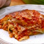 Lidia Bastianich Instagram - Tomato and Zucchini Bread Lasagna. This recipe makes a large lasagna, ideal for leftovers. You can vary the cheese (use any good melting cheese) and vegetables (just use ones that aren’t too dense; I wouldn’t use root vegetables, for example) here to suit what you have on hand. In fact, that’s what this recipe is all about, using odds and ends you’ve got left over in your kitchen to make something hearty and delicious - and economical!. Buon Gusto! Link to video and recipe in my bio. . . . . . #LidiasRecipes #LidiasItaly #LidiasKitchen #LidiaBastianich #ItalianFood #25YearsofLidia #FromLidiasTableToYours #LidiasSoundtrack