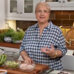 Lidia Bastianich Instagram - This recipe is especially great in the spring time, when the beans are still fresh and abundantly available. I don’t think there has ever been a buffet-style meal at my house where this salad has not been on the table, and rarely is there any left over. I enjoy this recipe when made with warm shrimp and beans, but these can both be cooked and chilled in advance, perfect during these warm summer months. Join me in my kitchen as I make it here. Link to video in my bio. Buon Appetito! . . . . . #LidiasRecipes #LidiasItaly #LidiasKitchen #LidiaBastianich #ItalianFood #25YearsofLidia #FromLidiasTableToYours #lidiassoundtrack