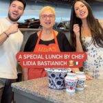 Lidia Bastianich Instagram - Have you ever tried sweet gnocchi!? 🍝🇮🇹   We had the absolute pleasure of visiting @faema_canada last week for a mouthwatering lunch demo with Chef @lidiabastianich, featuring dishes from her latest cookbook, “From Our Family Table to Yours.” 📖   Chef Lidia curated a 3-course meal including gnocchi triestini filled with @fabbricanada strawberries, lamb chops with butternut squash and Fabbri amarena cherry sauce, and a dreamy semifreddo topped with Fabbri’s sweet and spicy candied ginger; each dish was a work of art! 🔥 Thanks again to Lidia and the entire team for the event and don’t forget to Catch Lidia’s Kitchen, presented by @marcangelofoods, on @TLNTV: Mon to Fri at 6:30P Sun at 6P, 6:30P! 📺 #lidiabastianich #gnocchi #italianfood #cookingdemo #celebritychef #food