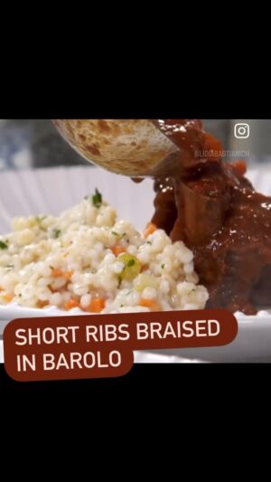 Lidia Bastianich Instagram - Everyone loves a braised short rib! Even if you are thousands of miles away, there’s no doubt you will be transported to northern Italy for a few hours while the beef in this recipe cooks to melting tenderness. And even though in Italy—specifically, in Piemonte—it is braised in Barolo wine, this dish is delicious when any good full-bodied red wine is used in cooking it.  Buon Gusto! Link to recipe and full video in my bio.
And please send me photos of the dishes you prepare from my recipes - info@lidiasitaly.com.
#LidiasRecipes #LidiasItaly #LidiasKitchen  #LidiaBastianich #ItalianFood #25YearsofLidia #FromLidiasTableToYours #LidiasSoundtrack