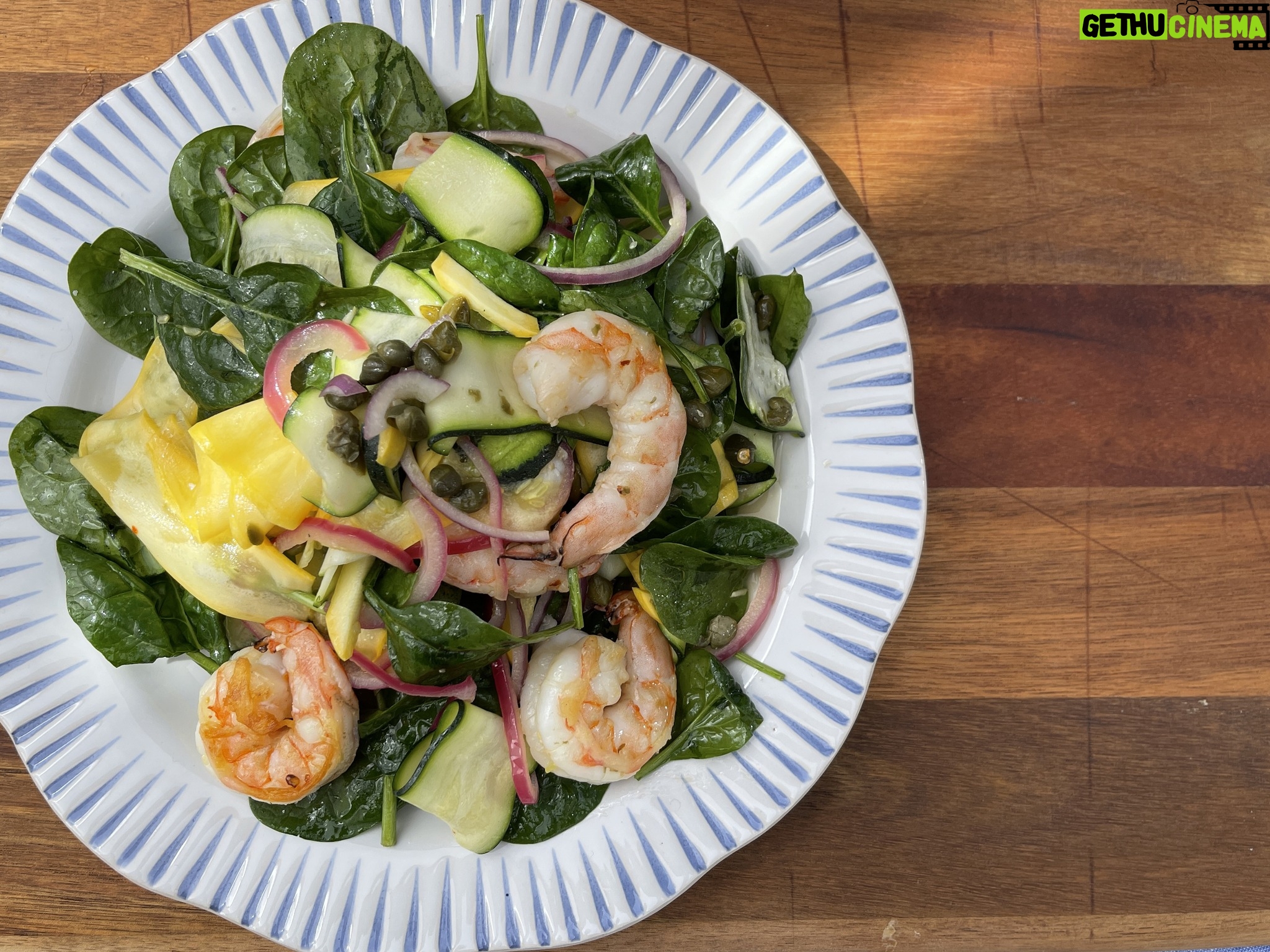 Lidia Bastianich Instagram - Life is complicated enough…your meals shouldn’t have to be. Let’s make it easy, let the ingredients do the work! I’ll be making this deliciously simple Warm Shrimp and Squash Ribbon Salad on this week’s episode of Lidia’s Kitchen, as well as many other family favorites this season - all recipes featured in my my newest book - "Lidia's From Our Family Table To Yours". It’s a personal collection of more than a hundred of our favorite family recipes. Link to your local TV listings - and this recipe - in my bio. Tutti a Tavola a Mangiare! #LidiasRecipes #LidiasItaly #LidiasKitchen #LidiaBastianich #ItalianFood #25YearsofLidia #FromLidiasTableToYours #LidiasSoundtrack