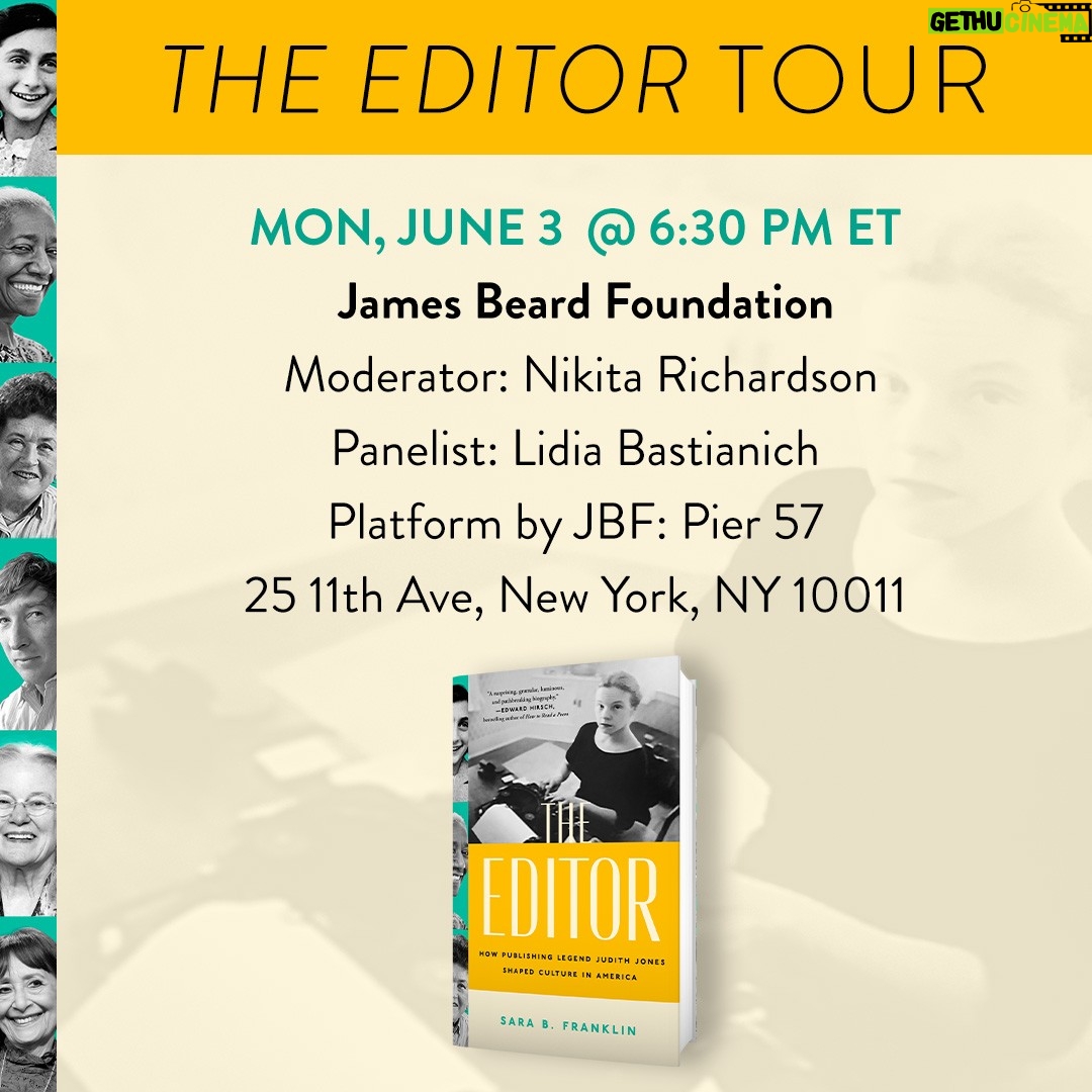 Lidia Bastianich Instagram - Hope to see you at my upcoming panel conversation discussing the rich life and legacy of Judith Jones on June 3 at 6:30 P.M at Platform by JBF - 25 11th Ave, New York, NY 10011, USA. Click link in my bio to grab your tickets! @PlatformbyJBF #LidiasRecipes #LidiasItaly #LidiasKitchen #LidiaBastianich #WheresLidia