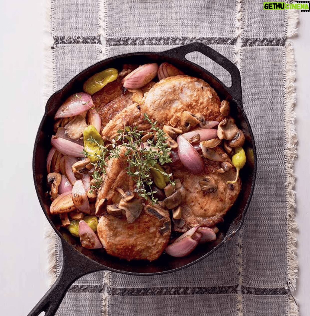 Lidia Bastianich Instagram - Thanks for @TastingTable for the great article about my Pork Chops with Mushrooms and Pickled Peperoncini recipe. You can find a link to the article - and the recipe - in my bio. . . . . . #LidiasRecipes #LidiasItaly #LidiasKitchen #LidiaBastianich #ItalianFood #25YearsofLidia #FromLidiasTableToYours #LidiasSoundtrack