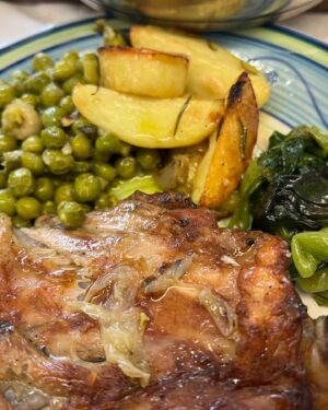 Lidia Bastianich Instagram - I loved being able to spend the Easter holidays with family in Istria. I had a wonderfully peaceful time foraging for wild asparagus, dandelions, nettles, and more.  Easter meal was roasted lamb, spring peas, and potatoes - and we got to enjoy all the wild greens we harvested.  #WheresLidia #lidiastravels #LidiasRecipes #LidiasItaly #LidiasKitchen  #FromLidiasTableToYours #LidiasSoundtrack