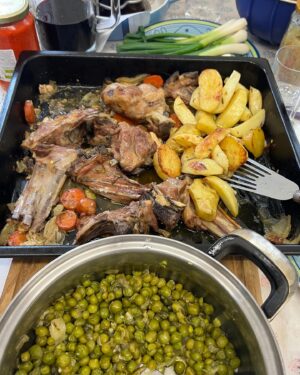 Lidia Bastianich Instagram - I loved being able to spend the Easter holidays with family in Istria. I had a wonderfully peaceful time foraging for wild asparagus, dandelions, nettles, and more.  Easter meal was roasted lamb, spring peas, and potatoes - and we got to enjoy all the wild greens we harvested.  #WheresLidia #lidiastravels #LidiasRecipes #LidiasItaly #LidiasKitchen  #FromLidiasTableToYours #LidiasSoundtrack
