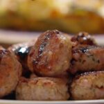 Lidia Bastianich Instagram - Marinated Meatballs - Everybody seems to love meatballs. Here is a different and tasty alternative to their normal red—sauce preparation. These veal or turkey meatballs are marinated in a tangy marinade of herbs and vinegar. They are good for buffet tables, picnics, or just to keep in the refrigerator for a snack. They make terrific sandwiches as well, and if you serve them with some mashed potatoes it becomes a meal. Link to video and recipe in my bio. #LidiasRecipes #LidiasItaly #LidiasKitchen #LidiaBastianich #ItalianFood #25YearsofLidia #FromLidiasTableToYours #LidiasSoundtrack