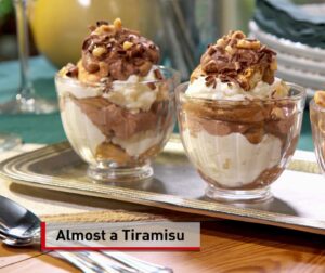 Lidia Bastianich Instagram - This is a speedy version of tiramisu with no cooking involved, perfect for those summer nights when you want something a little rich and decadent but you don't feel like standing over the stove. Use a good-quality espresso here, as its flavor is infused throughout. Enjoy! Video link in my bio. #TuttiaTavolaaMangiare #LidiasRecipes #LidiasItaly #LidiasKitchen  #LidiaBastianich #ItalianFood #25YearsofLidia