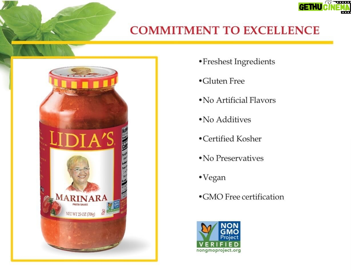 Lidia Bastianich Instagram - Indulge your taste buds with our delectable array of organic sauces, crafted with care and commitment to excellence. Join us on this delicious journey! Follow our account for more tantalizing recipes, tips, and insights into the world of organic goodness. Let’s savor the flavor of excellence together. 🌟