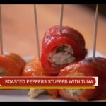 Lidia Bastianich Instagram - Roasted Pepper Rolls Stuffed with Tuna. Antipasti are, for me, the best part of a Piedmontese meal. At any family gathering (and in restaurants as well) the platters of different antipasti just never stop coming. And at some point in the procession, roasted peppers stuffed with tuna, will arrive at the table. The combination of sweet, meaty peppers and well-seasoned oil-cured tuna is always delightful. Peppers are always best roasted and peeled at home, though a jar of roasted red peppers can be substituted if you are short on time. (If you have no peppers at all, this tuna filling is delicious on crostini or crackers—it makes a world-class tuna fish sandwich too.) Buon Gusto! Link to full video and recipe in my bio. #LidiasRecipes #LidiasItaly #LidiasKitchen #LidiaBastianich #ItalianFood #FromLidiasTableToYours #LidiasSoundtrack