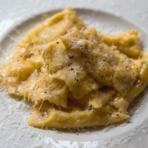 Lidia Bastianich Instagram - Fresh Pear and Pecorino Ravioli with Cacio e Pepe Sauce
This delicate and quite simple ravioli is a lovely way to enjoy the affinity of pear and cheese. It was always an absolute favorite at my restaurant Felidia, Buon Gusto! Grana Padano #FreshPasta #Ravioli #LidiasKitchen #LidiasRecipes #LidiasItaly #AskLidia #LidiaBastianich #ChefLidia #GranaPadanoCheese 
 #LocatelliCheese Locatelli Cheese https://lidiasitaly.com/recipes/fresh-pear-pecorino-ravioli/