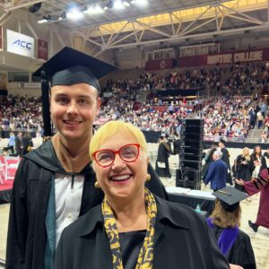 Lidia Bastianich Instagram - Congratulations Ethan, graduating from Boston College, Carroll School of Management today. We are so proud of you ❤️💛