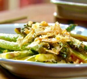 Lidia Bastianich Instagram - Roasted Cheese Asparagus. You know I love my asparagus in the spring! Roasting vegetables intensifies their flavor and is especially perfect for fresh asparagus. This recipe is just as delicious as it is easy - join me in my kitchen as I make it here.  Video and recipe link in my bio. Buon Gusto! . #LidiasRecipes #LidiasItaly #LidiasKitchen  #LidiaBastianich #ItalianFood #FromLidiasTableToYours #LidiasSoundtrack
.
.
.
.
#LidiasRecipes #LidiasItaly #LidiasKitchen #LidiaBastianich #ItalianFood #25YearsofLidia  #FromLidiasTableToYours
#LidiasSoundtrack