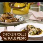 Lidia Bastianich Instagram - This simple and tasty recipe is comfort food at its best - chicken rolled around a deliciously fresh pesto, covered in a rich sage mushroom sauce. The wonderful aromas that fill the kitchen will have your family seated at the table long before you call them. This recipe also makes more pesto than you will need - the extra will keep in the refrigerator for several days, or in the freezer for several months. It’s perfect on pasta or sandwiches, or stirred into soups. Buon Gusto! #LidiasRecipes #LidiasItaly #LidiasKitchen #LidiaBastianich #ItalianFood #25YearsofLidia #FromLidiasTableToYours #LidiasSoundtrack Link to video and recipe in my bio.