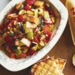 Lidia Bastianich Instagram - Here’s another classic recipe from the archives. Caponata is an all-time favorite because it is so versatile. It’s a dense condiment of chunky fried eggplant and other vegetables and seasonings, jam-packed with flavor—sweet, sour, salty all at once. You can use it as a condiment on grilled meats and steamed fish; as a sauce for pasta; or as topping for bruschetta. Buon Gusto! Link to video in my bio. #LidiasRecipes #LidiasItaly #LidiasKitchen #ItalianFood #25YearsofLidia #FromLidiasTableToYours #LidiasClassics Auricchio