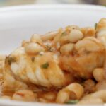 Lidia Bastianich Instagram - Monkfish Brodetto with Cannellini. Monkfish is one of my favorite fish and it's a great choice for stews, because it's very sturdy and won't fall apart. It also won't overcook as rapidly as some other types of fish. Link to video and recipe in my bio. Tutti a Tavola a Mangiare! https://linktr.ee/lidiabastianich #LidiasRecipes #LidiasItaly #LidiasKitchen #LidiaBastianich #ItalianFood #25YearsofLidia #FromLidiasTableToYours #LidiasSoundtrack