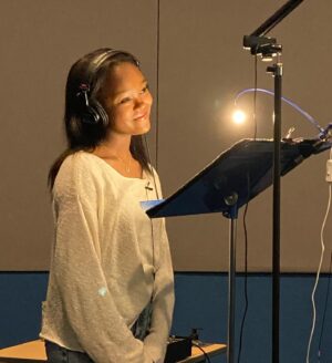 Lidya Jewett Instagram - the last voiceover session for the three Ivy and Bean movies. this is me talking with our amazing director @elissa_down who I’ve been directed by before. she is such a beautiful person inside and out and, Elissa, I am so honored to have worked with you so much and will cherish your belief in me. coming soon 🥰