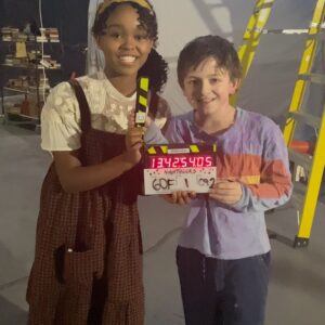 Lidya Jewett Instagram - he’s the alex to my yas. one of the best parts of shooting Nightbooks was how much fun @winslowfegley and I had in the school room and behind the camera. seriously the best.