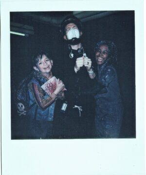 Lidya Jewett Instagram - Just found this Polaroid of @winslowfegley and @lidyajewett giving me a big gross hug after we sprayed them with witch vomit.

 #nightbooks #fun #behindthescenes #netflix #spookyseason