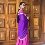 Likitha Murthy Instagram - 💜🩷 Outfit from @kalpitha_murthy ‘s closet😜😅 #sistersthing 😅