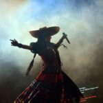 Lila Downs Instagram - Lila downs on stage. Get ready people of merida for the March 8 concert!! #liladowns #meridacultural #meridacultura #mexicomusic