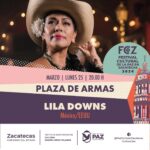 Lila Downs Instagram - ¡Ay! Que emoción volver a Zacatecas. Nos vemos el próximo 25 de marzo en el Festival Cultural de la Paz de esta tierra hermosa. Entrada libre. @festival_cultural_zacatecas #LilaDowns #concierto #musicamexicana #Oaxaca #regionalmexicano