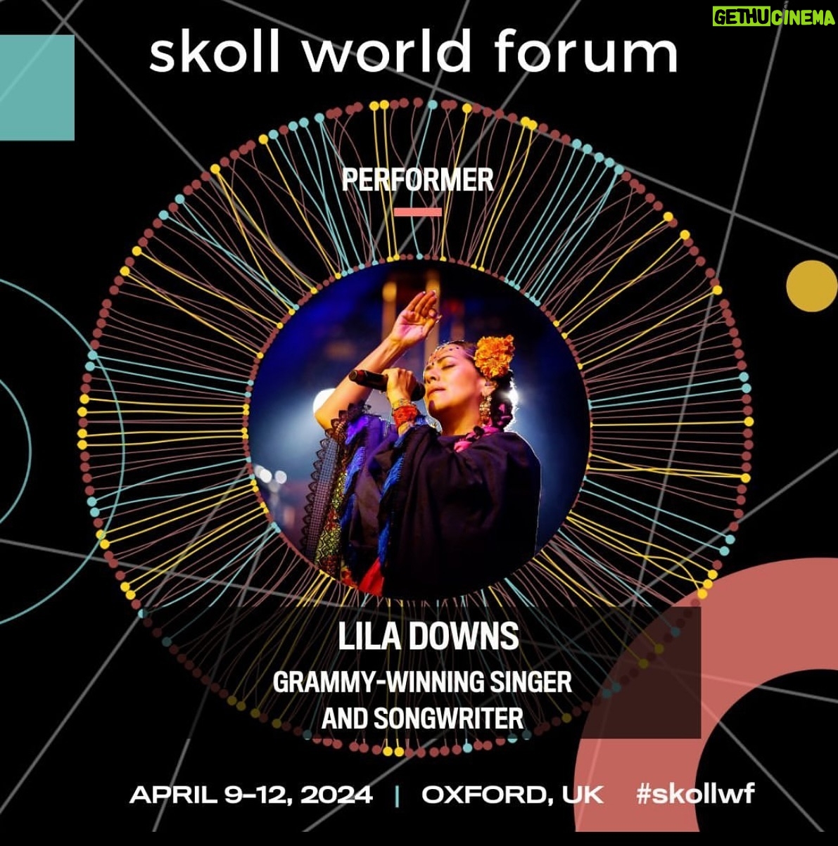 Lila Downs Instagram - “The 2024 Skoll World Forum is a non-profit private event bringing together leading social innovators with essential partners in a collaborative pursuit of learning, connection, and collective action. The Skoll Foundation has convened the Skoll World Forum since 2004. Each year, more than 1,000 delegates from over 100 countries gather in Oxford, England joining thousands more online for three remarkable days of sharing, learning, and inspiration. The Forum community is made up of representatives from the public and private sectors, media, academia, activism, the arts, and beyond. More than half of those who attend are social innovators working on the frontlines of change. Each year, Skoll highlights the role artists and storytellers play in inspiring and driving social change. Previous Skoll events have celebrated with Peter Gabriel, Annie Lennox, Run DMC, Luis Fonsi, Sarah McLachlan, Juanes, Michael Franti, Angelique Kidjo, Sierra Leone’s Refugee All Stars, Baaba Maal, Amadou & Mariam, Anna Deavere Smith, and Aloe Blacc to name a few.” @skoll.foundation We are very happy to be part of this year’s forum and to be able to bring you Mexican music.
