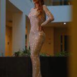 Liliana Santos Instagram - Make up: @kikomilano Cabelo: @chiadostudio Vestido: @elisabettafranchi Joias: @boutiquedosrelogiosportugal Hotel: @sheratoncascais