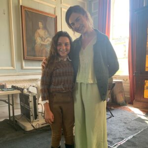 Lilly Aspell Instagram - Such a joy to work with the incredible @lilyjamesofficial @emortimer Freddie Fox and Dominic West #pursuitoflovebbc