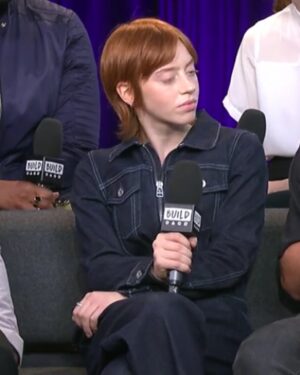 Lily Newmark Instagram - Thanks to @buildseriesldn for having me on to announce the coining of a new term - to be “kept in the blue”. Not quite in the dark, yet not entirely out of the blue. Really proud of this one. Tune in to @skyone @nowtv this Friday to watch #temple (in which I play someone with a slightly better functioning brain - thanks to the brilliant Mark o’Rowe)...