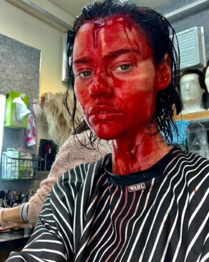 Lily Sullivan Instagram - A @missverityg creation ✂️