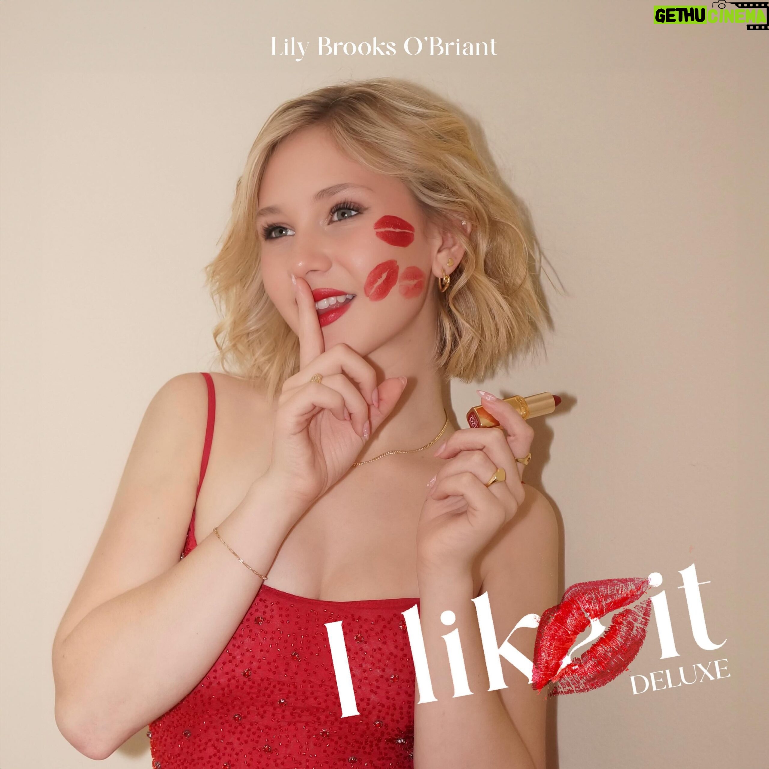 Lily Brooks O'Briant Instagram - ‘I Like It DELUXE’ OUT NOW!! 💋 I had such an incredible time recording an acoustic version, a feature from the amazing @acoyamusic, & even having a sped up version! Go listen now! Link in bio! ❤️ • • • #newmusic #singer #singersongwriter #music #newsong