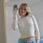 Lily Brooks O'Briant Instagram - end of sweater weather? • (I hope so 🫢) • • #sweaterweather #sweater #spring #springtime