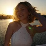 Lily Brooks O'Briant Instagram - Sunset sailing to celebrate @officiallydaitime’s 18th birthday! I love you so much! Happy Birthday Beautiful 🌅 🤍 • • • #boatdays #sailing #birthday #birthdaygirl #18th #goldenbirthday #sailing #sunset #goldenhour