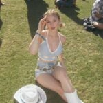 Lily Brooks O'Briant Instagram - Living out my Coachella weekend dreams ✨🎡 • Swipe to the end to see how I feel after the long Coachella weekend 😴 • #coachella #music #coachella2024