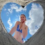 Lily Brooks O'Briant Instagram - the Beach has my 🩵 • • • #summer #beachday #beachlife #beach #summertime #summervibes #sun #finallysummer #florida #sandybeach #heartinsand #bikini #sun #sunshine #sunshinegirl