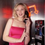 Lily Brooks O’Briant Instagram – Social Collision 🩷🤘🏻
•
So much fun at @_xochitl.gomez clothing line launch with @hottopic You have to check out the line – congrats Xochitl! The line is so amazing! 
•
•
#hottopic #xochitlgomez #fashion #event #socialcollision