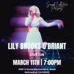 Lily Brooks O’Briant Instagram – 4 MORE DAYS UNTIL THE TROUBADOUR!!! 
Make sure to get your tickets now! This show is going to be so much fun! I’m going to be playing lots of unreleased original music…so you definitely won’t wanna miss it! 
Get your tickets at the link in my bio! 🎟️🎵
•
•
•
#trouabdour #liveshow #musician #music #singer #singersongwriter #tickets #livemusic #liveshow