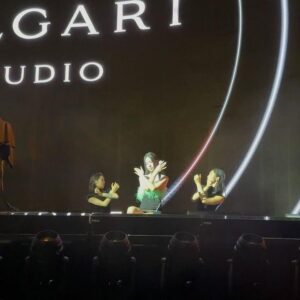 Lim Kim Instagram - Thank you @bulgari for having me perform last night 💍✨💚💖🧚🏻 #bulgaristudios